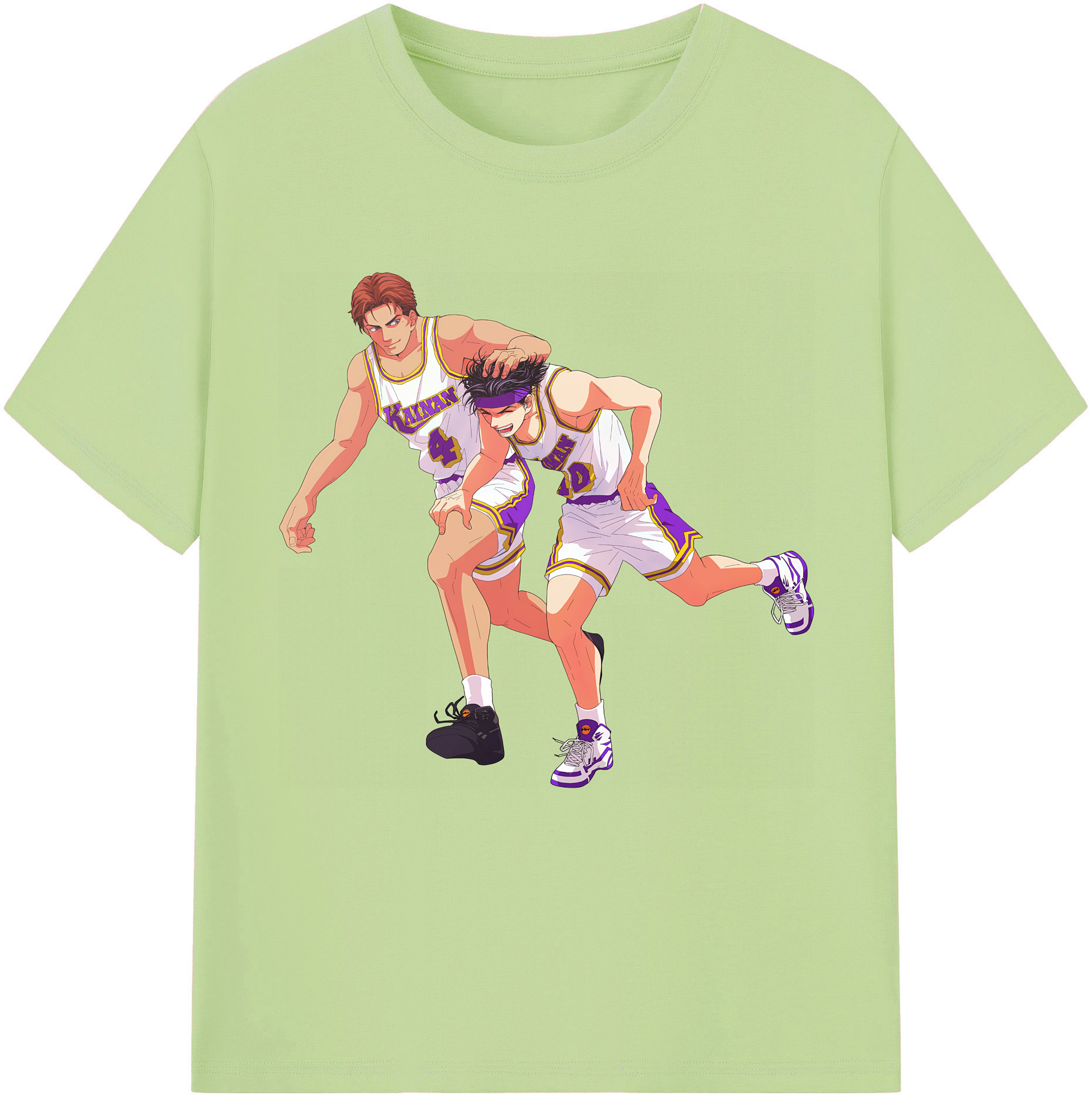 （画像用） SLAM DUNK／スラムダンク 綿100％半袖Tシャツ（フロントプリント）